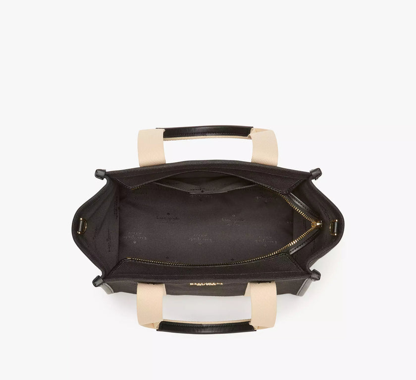 KATE SPADE  Kip Canvas Small Tote - Black