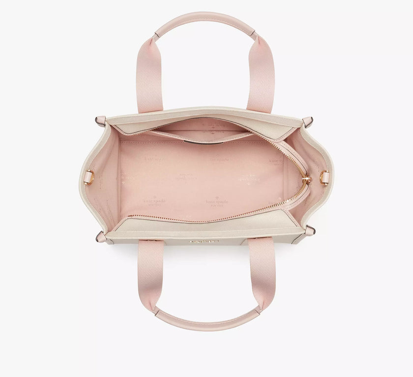 KATE SPADE  Kip Canvas Small Tote - Rose Smoke Multi