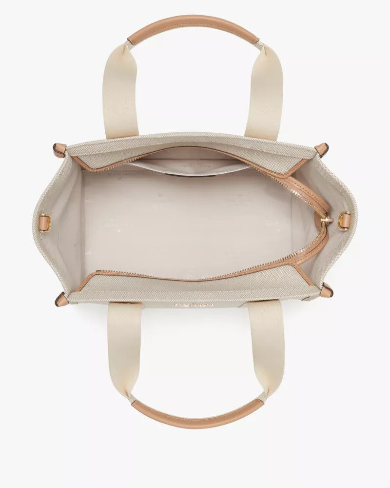 [AT DELHI]  KATE SPADE  Kip Canvas Small Tote - Kip Canvas Small Tote