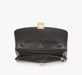 KATE SPADE Phoebe Refined Grain Leather Turnlock Wallet On A Chain - Black