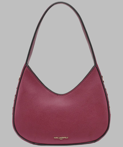 KARL LAGERFELD Desi Shoulder Bag - Wine