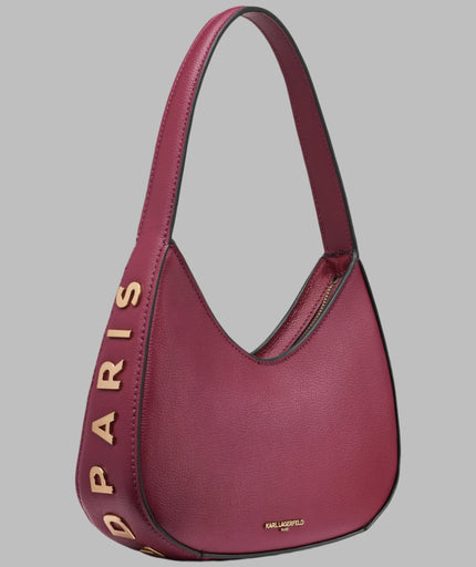 KARL LAGERFELD Desi Shoulder Bag - Wine