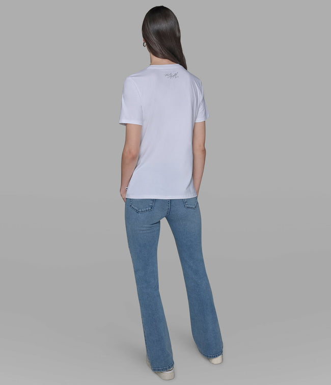 KARL LAGERFELD Round Head Duo Tee