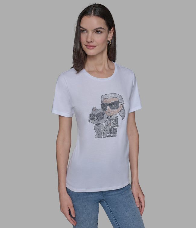 KARL LAGERFELD Round Head Duo Tee