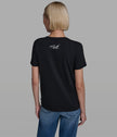 KARL LAGERFELD Cotton Jersey Karl Et Choupette Outline Tee - Black