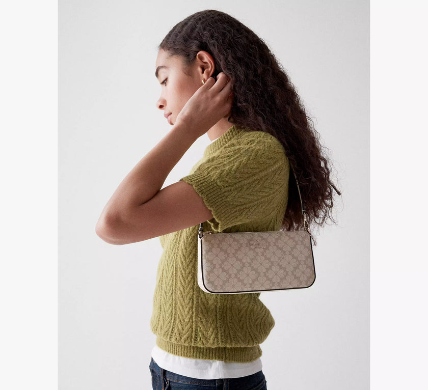KATE SPADE Gemini Mini Bag -  Dark Beige Moon Dust