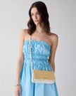 KATE SPADE Ivy Straw Crossbody Bag - Natural Multi