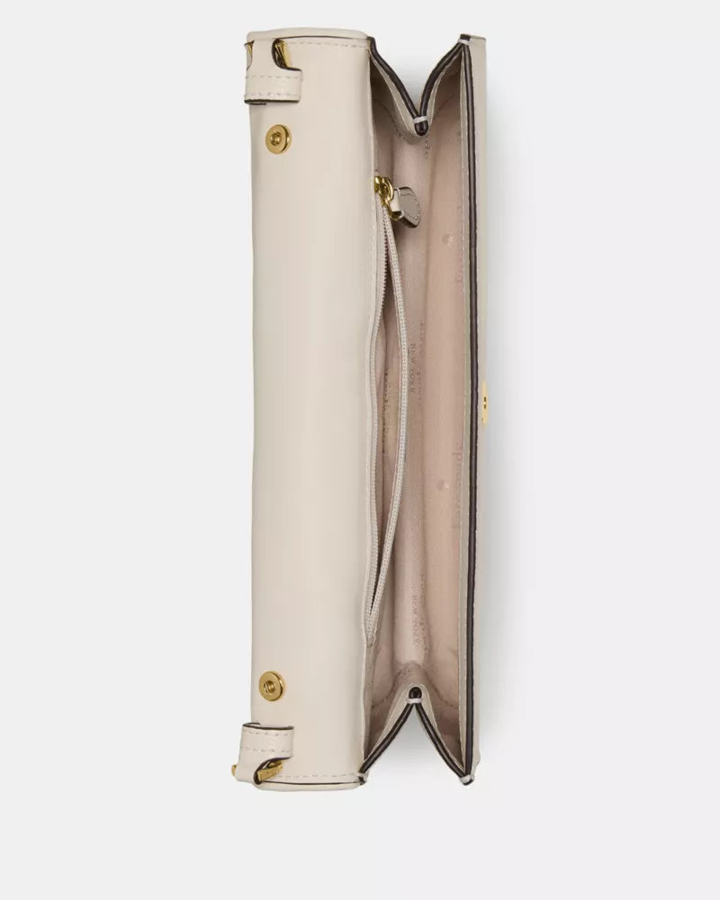 KATE SPADE Ivy Straw Crossbody Bag - Natural Multi