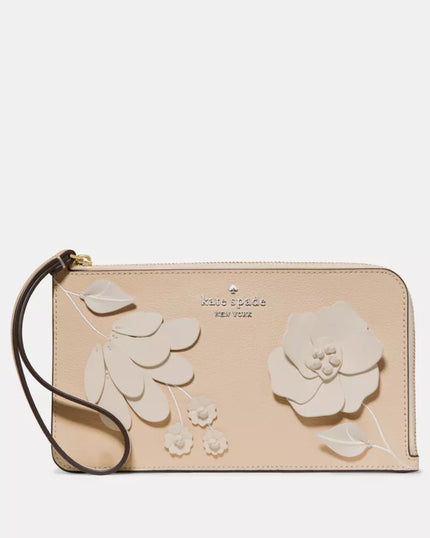 KATE SPADE Lucy Floral Wristlet - Milk Glass Multi