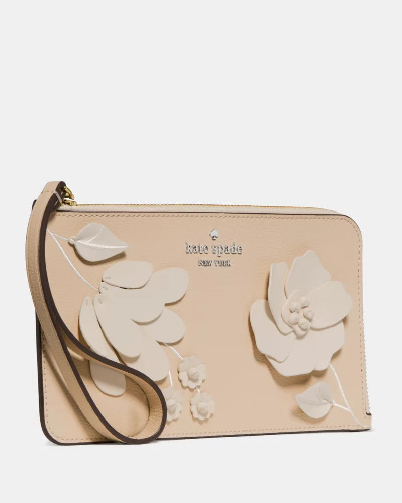 KATE SPADE Lucy Floral Wristlet - Milk Glass Multi