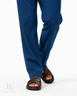 HERMES Kazimir Sandals In Ebony Brown