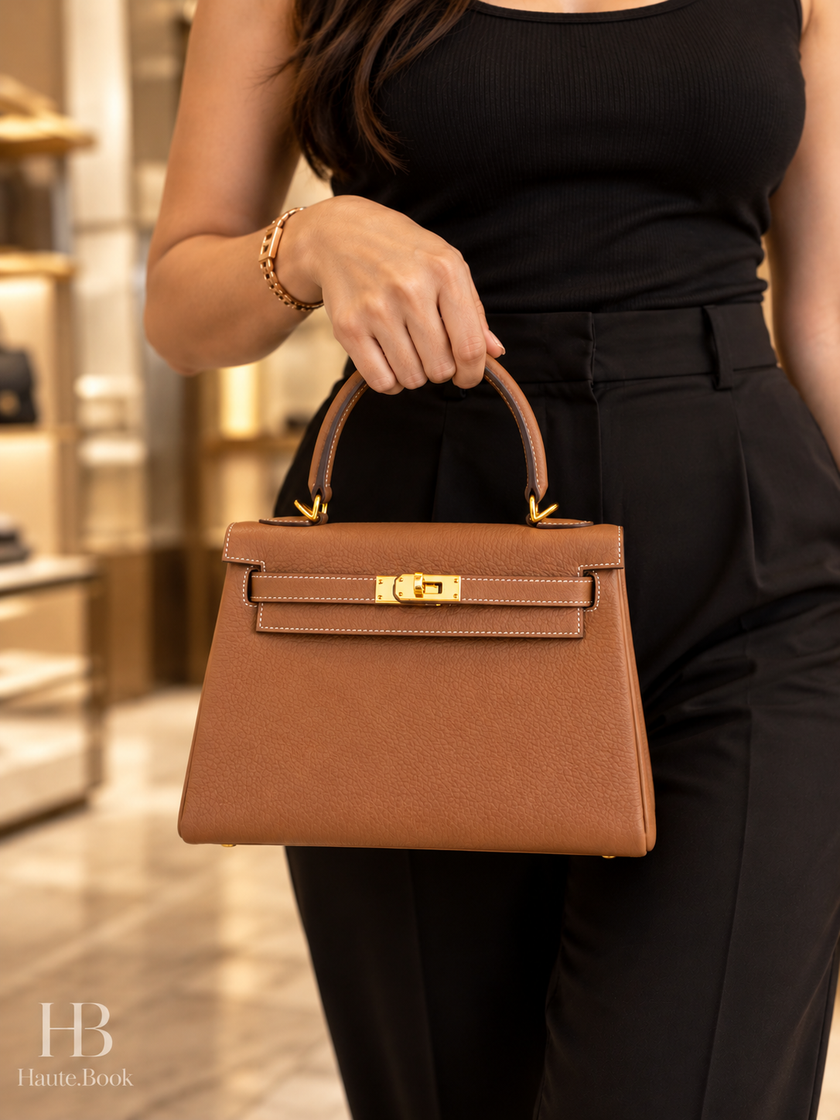 [Unused] HERMÈS Kelly 25 Gold Togo GHW