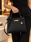 [Unused] HERMES Kelly 28 Black Epsom GHW