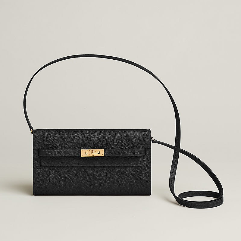 [Brand New] HERMES Kelly Classique To Go wallet Noir