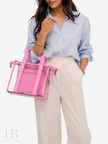 KATE SPADE Kip Clear Small Tote -  Surf Pink