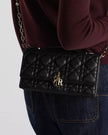 DIOR My Dior Mini Bag Lambskin Leather, Black Caning