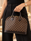 LOUIS VUITTON  Damier Alma Brown