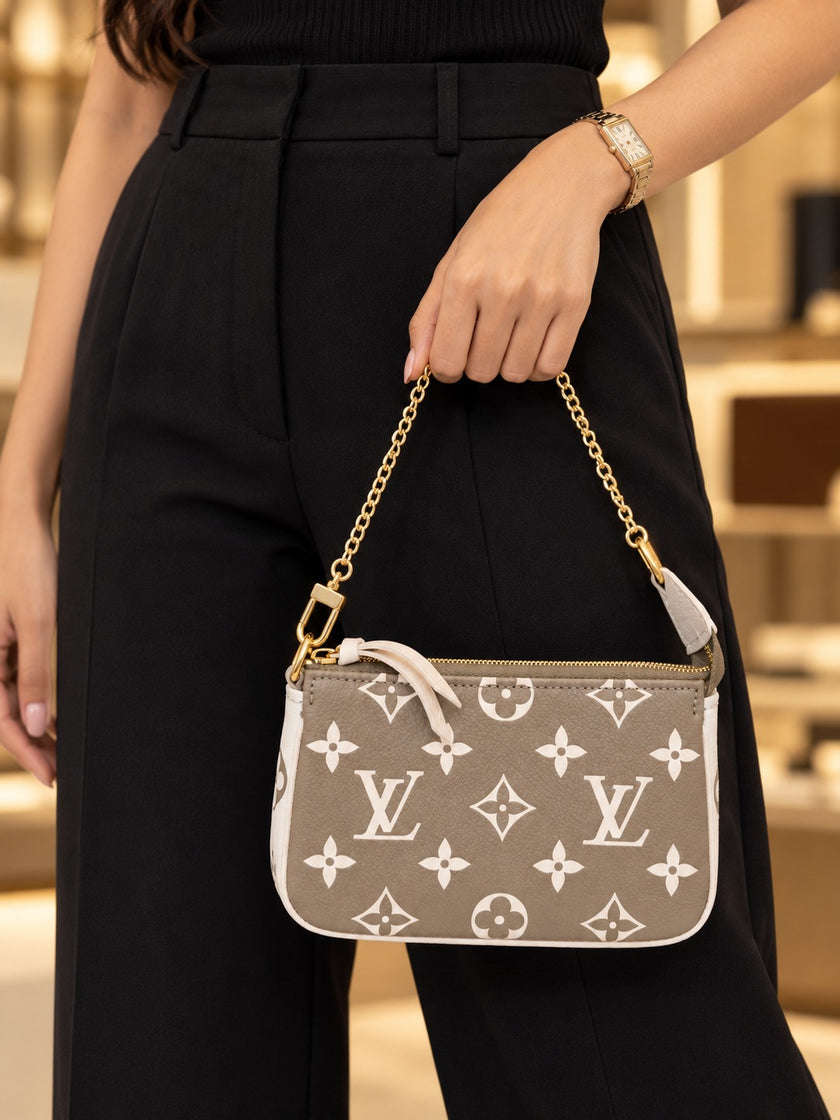 LOUIS VUITTON Monogram Empreinte Mini Pochette Accessoires