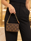 LOUIS VUITTON Monogram Mini Pochette Accessoires Handbag