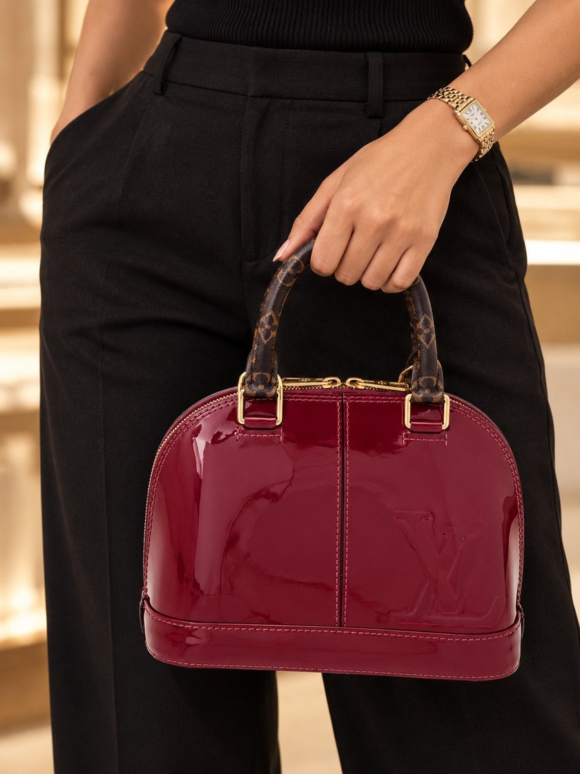 LOUIS VUITTON  Monogram Vernis Alma