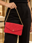 LOUIS VUITTON Monogram Empreinte Pochette Felicie Chain Shoulder Bag