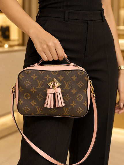 LOUIS VUITTON  Monogram Saintonge Handbag/Shoulder Bag