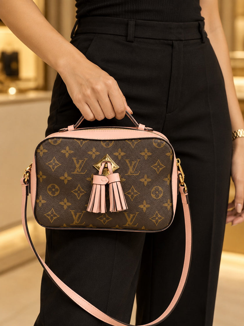 LOUIS VUITTON  Monogram Saintonge Handbag/Shoulder Bag