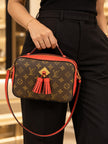 LOUIS VUITTON  Monogram Saintonge reversible bag