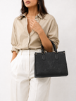 LOUIS VUITTON Onthego Noir Monogram Empreinte Leather Size PM