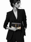 SAINT LAURENT Leather Envelope