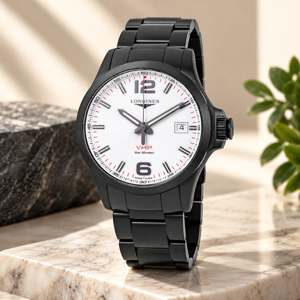 LONGINES Conquest V.H.P. Silver Dial Men's Watch