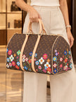 LOUIS VUITTON Boston Bag TM Keepall Bandoulière Travel Bag