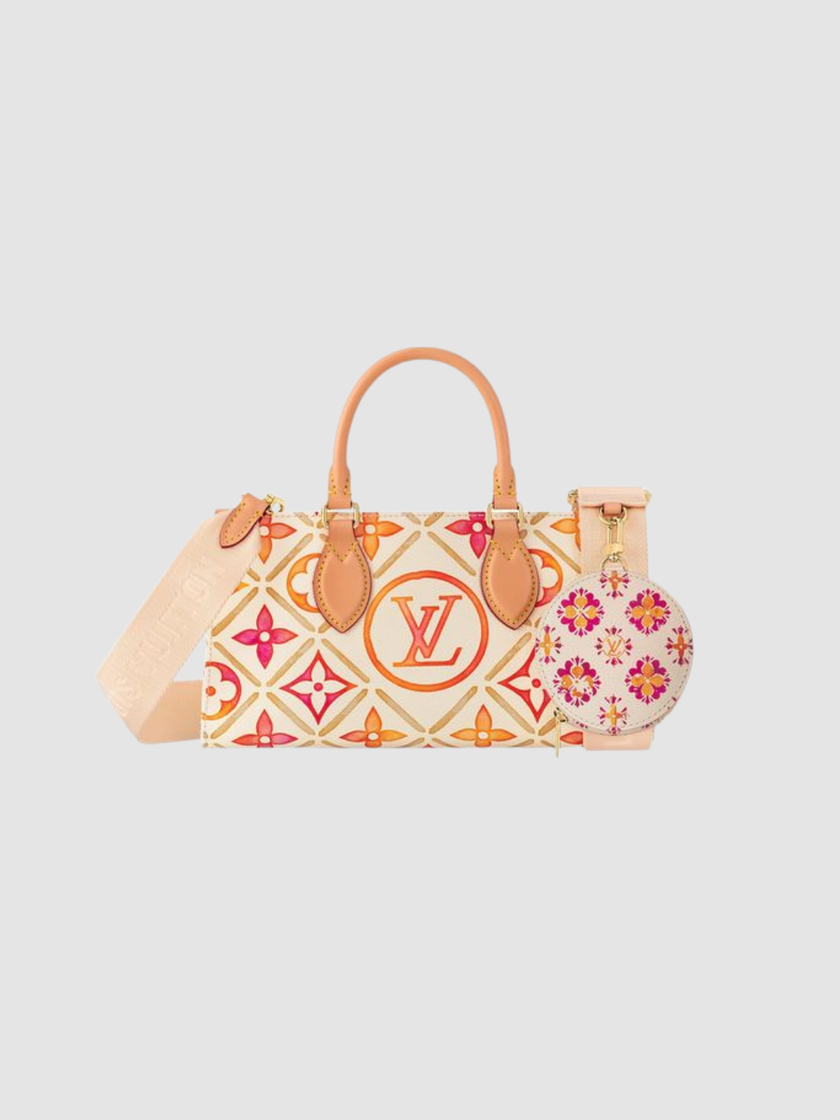 LOUIS VUITTON Monogram Tile OnTheGo EW Bag