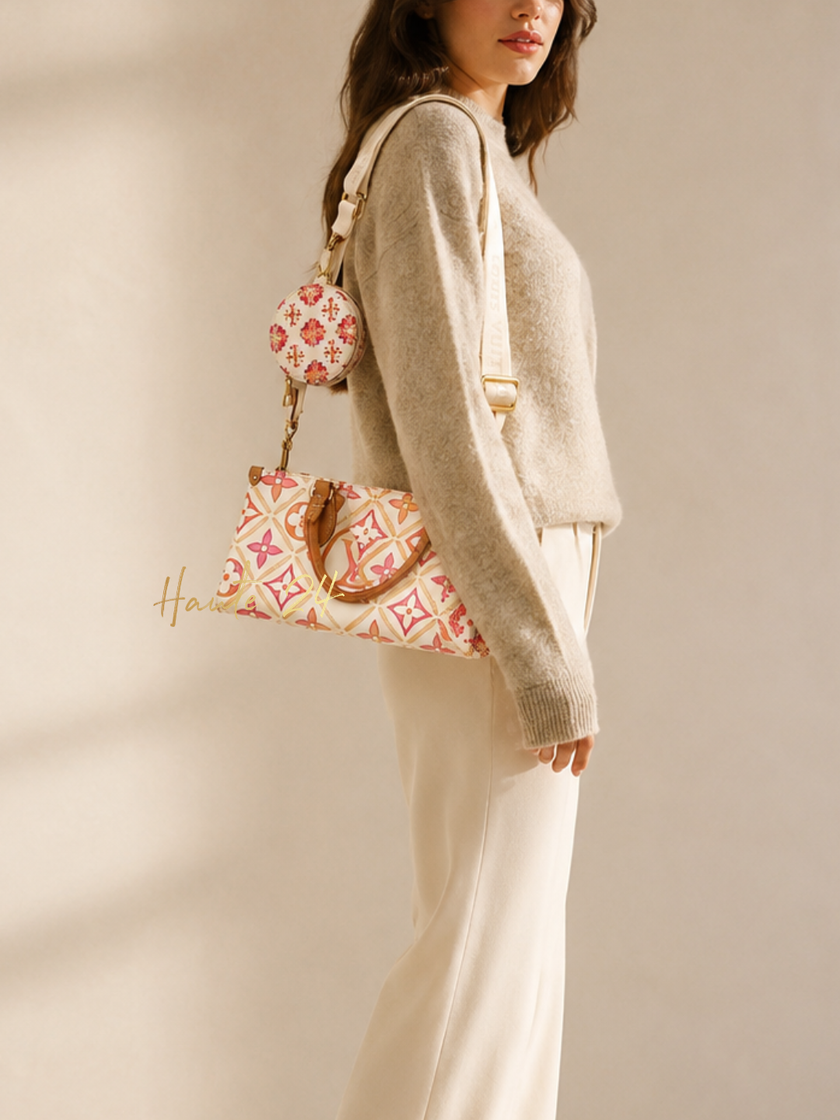 LOUIS VUITTON Monogram Tile OnTheGo EW Bag