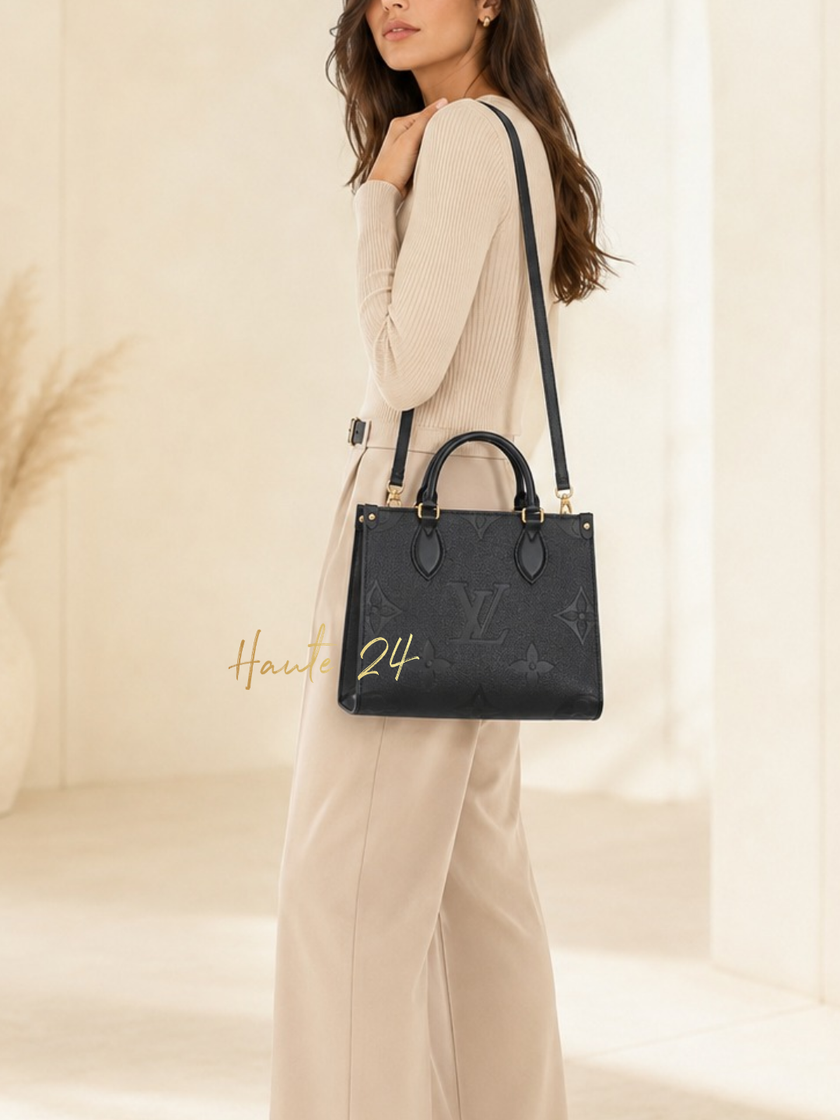 LOUIS VUITTON Monogram Empreinte OnTheGo PM Bag