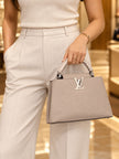LOUIS VUITTON Taurillon Leather, Exotic Leather, Capucines BB