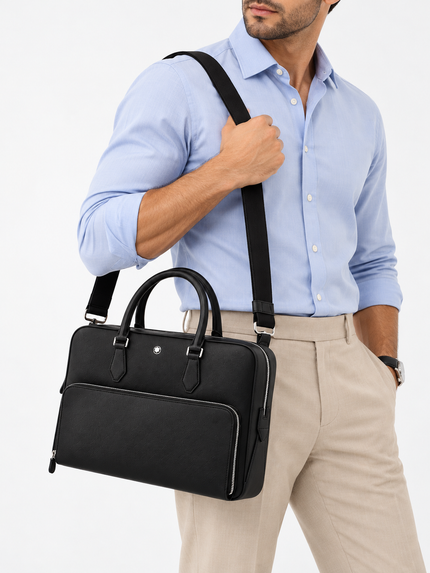 MONTBLANC Black Sartorial Medium Document Case