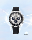 [Brand New] ROLEX Cosmograph Daytona 116519LN Steel Dial 18K White Gold 40 mm