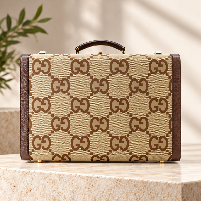 GUCCI Jumbo GG Medium Rigid Suitcase