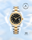 [Store Display] ROLEX Datejust II 116333 Black Men's Watch