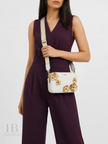 KARL LAGERFELD MAYBELLE CROSSBODY CAMERA BAG WITH FLOWERS
