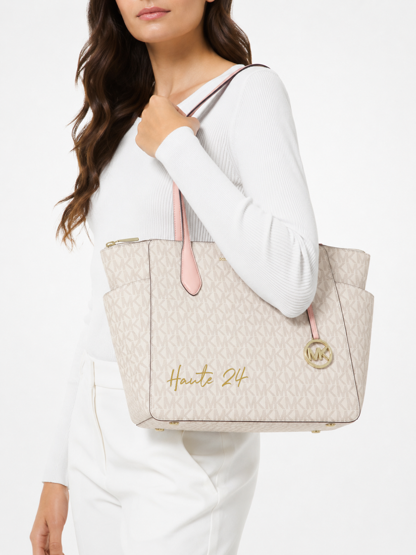 MICHAEL KORC Marilyn Medium Signature Logo Tote Bag
