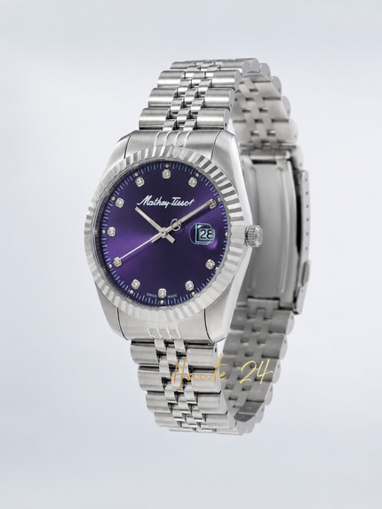 [At India] MATHEY-TISSOT Mathy II Quartz Purple Dial Ladies Watch