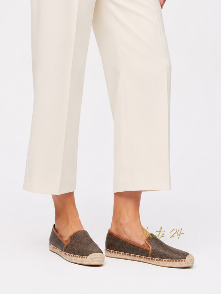 [At India] MICHAEL KORS  Hastings Signature Logo Slip-On Espadrille