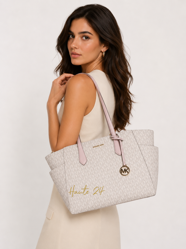 MICHAEL KORS Marilyn Medium Signature Logo Tote Bag