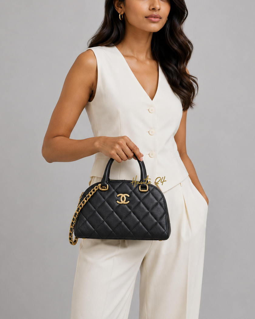 CHANEL Matelasse CC Chain Compartment