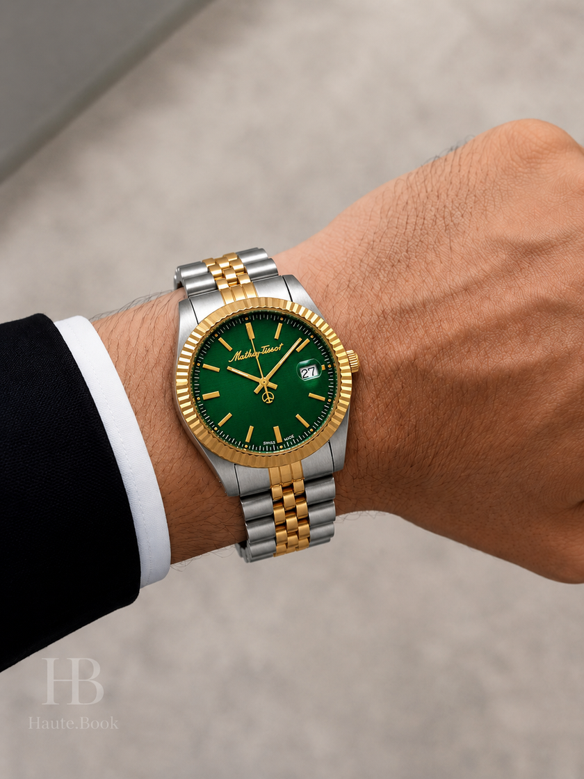 MATHEY-TISSOT Mathey III Quartz Green Dial Men's Watch