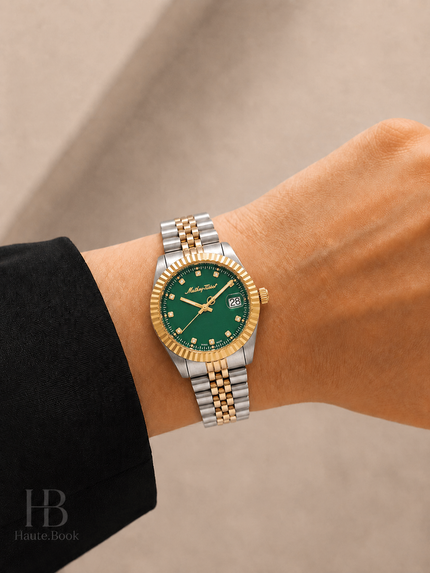 MATHEY-TISSOT Mathy III Quartz Green Dial Ladies Watch