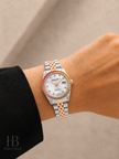 MATHEY-TISSOT Mathy Rainbow Quartz White Dial Ladies Watch