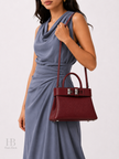 [Brand New] HERMES Medor Clous Bag - Rouge H